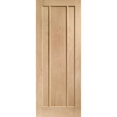 Worcester Oak 3 Panel Internal Fire Door
